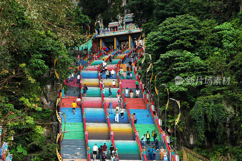 峇都洞，吉隆坡的印度教寺庙外观