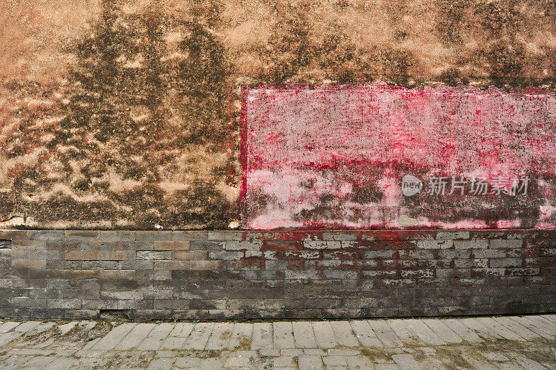 中国北京紫禁城的城墙
