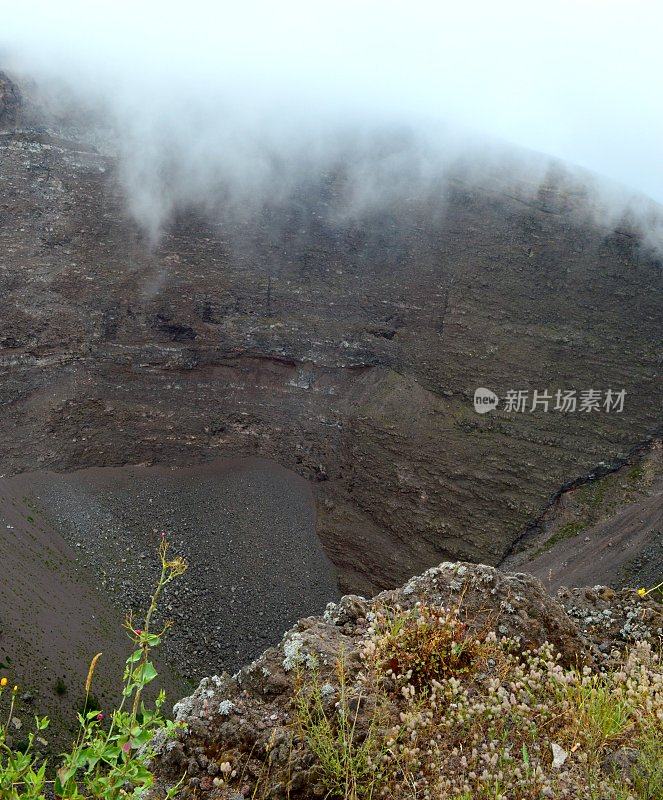 意大利维苏威火山口