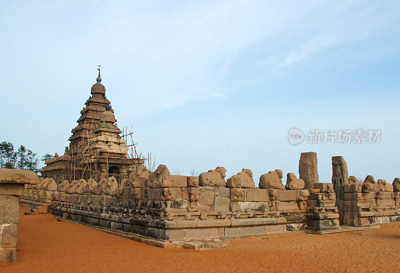 建筑:印度滨海寺庙Mamallapuram