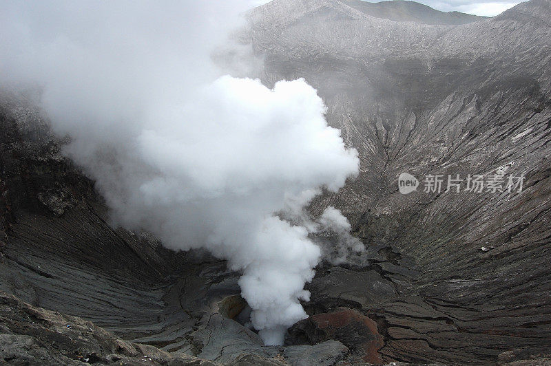 东爪哇的布罗莫火山口