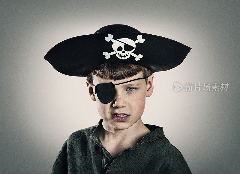 年轻的海盗肖像