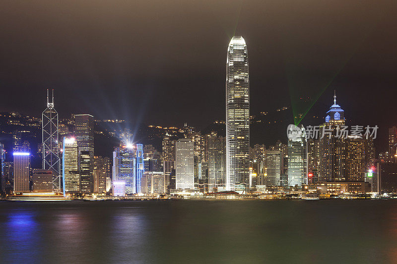 香港的标志性夜景