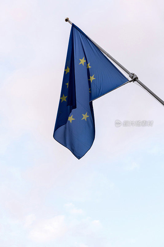 比利时布鲁日的欧洲国旗
