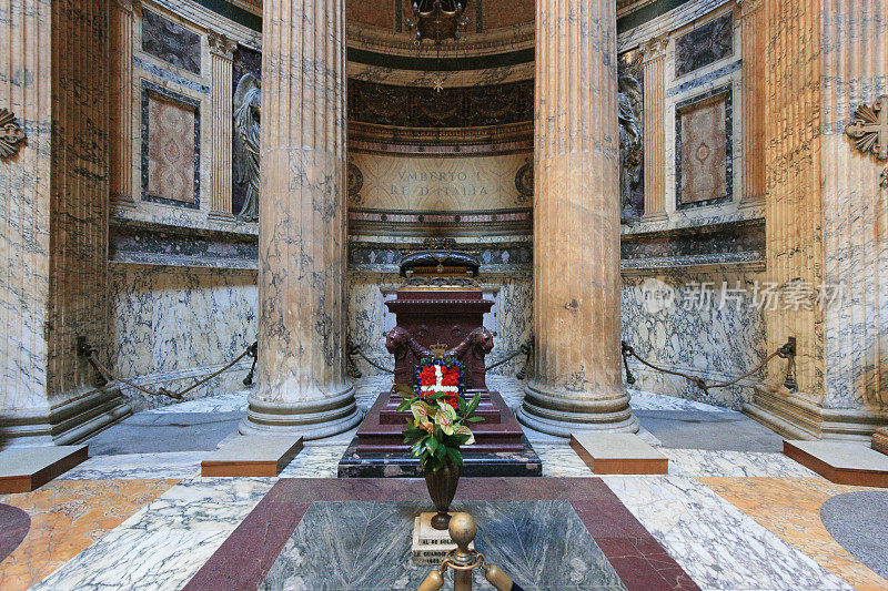万神殿内部，罗马，意大利。