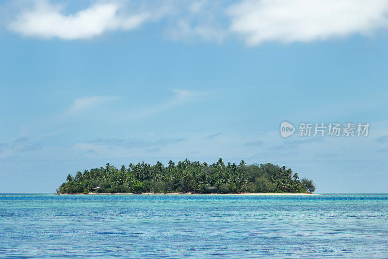 汤加汤加塔普岛海岸外的一个小岛