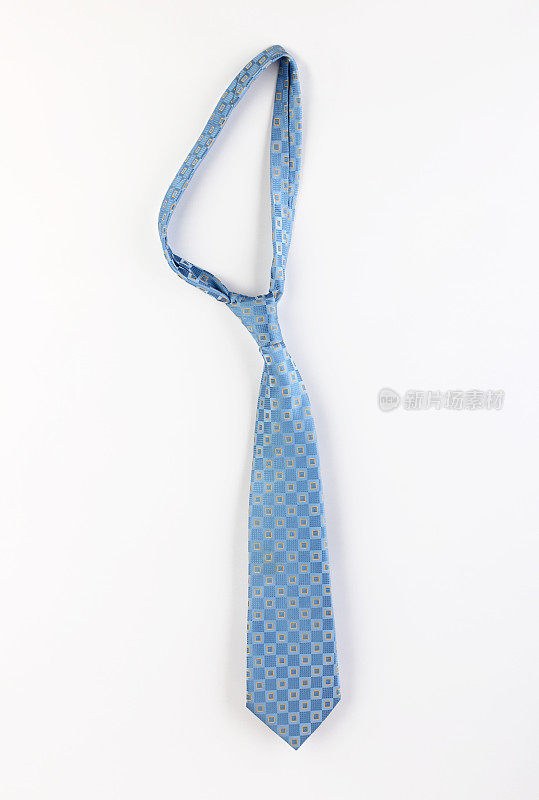 蓝色的领带