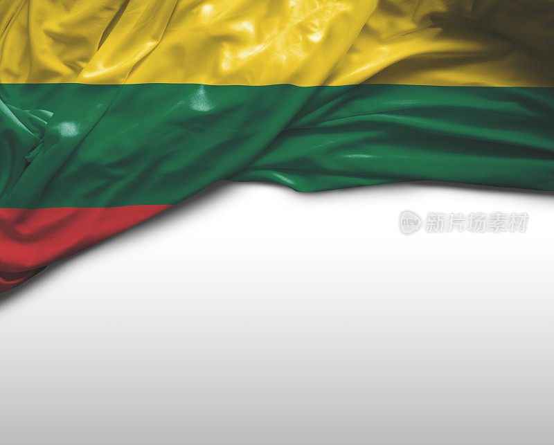 立陶宛挥舞着国旗