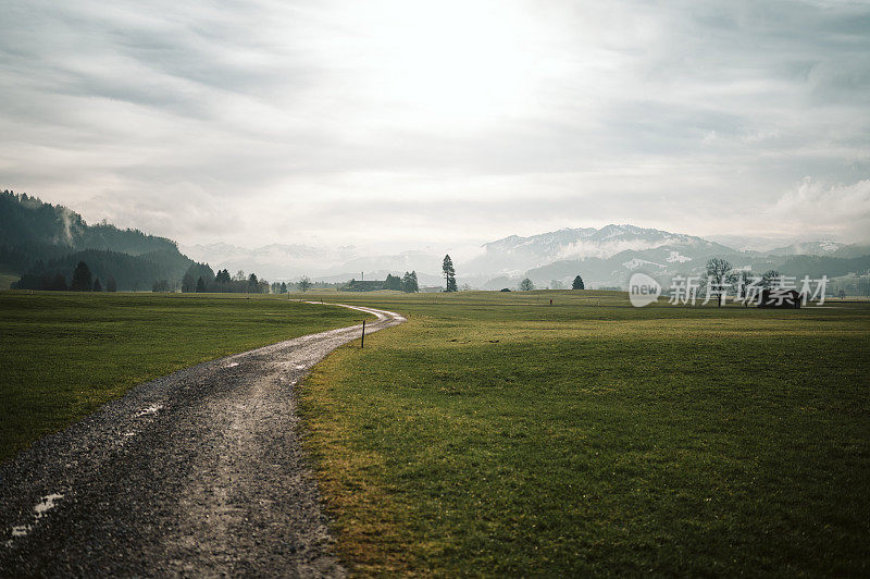 Allgau冬季场景