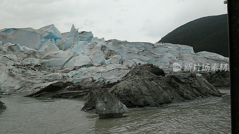 阿拉斯加朱诺的冰川