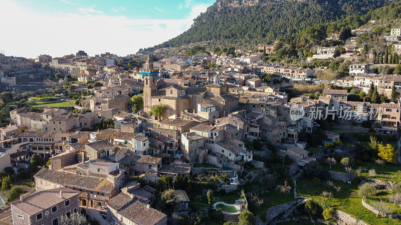 Valldemossa鸟瞰图