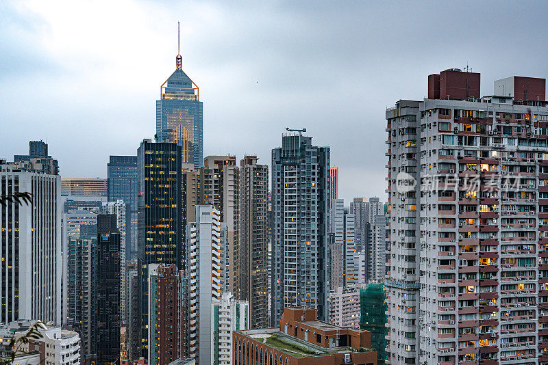 高密度居住在香港湾仔