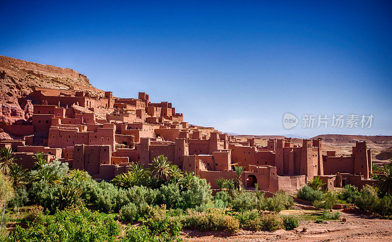阿特本哈杜卡斯巴-北非摩洛哥的古城