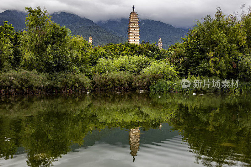 崇圣寺三塔，大理，中国