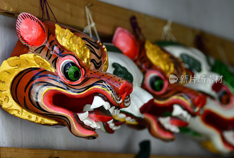 老虎面具，廷布，不丹