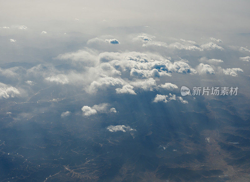 云和山的航空摄影