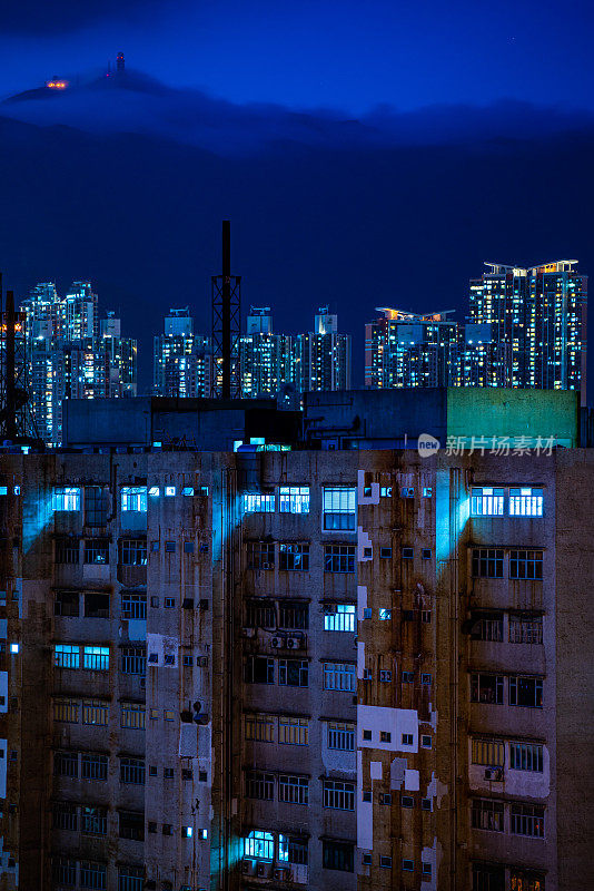 香港城市工业大厦的外观