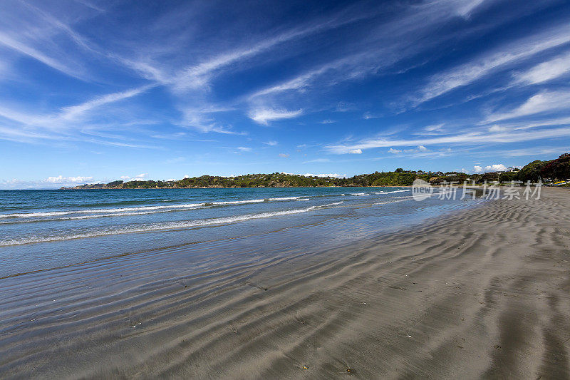 Waiheke岛海岸线，奥克兰，新西兰