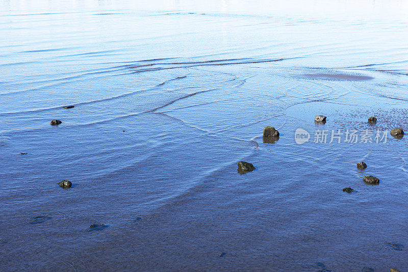 浅海海水表面纹理背景