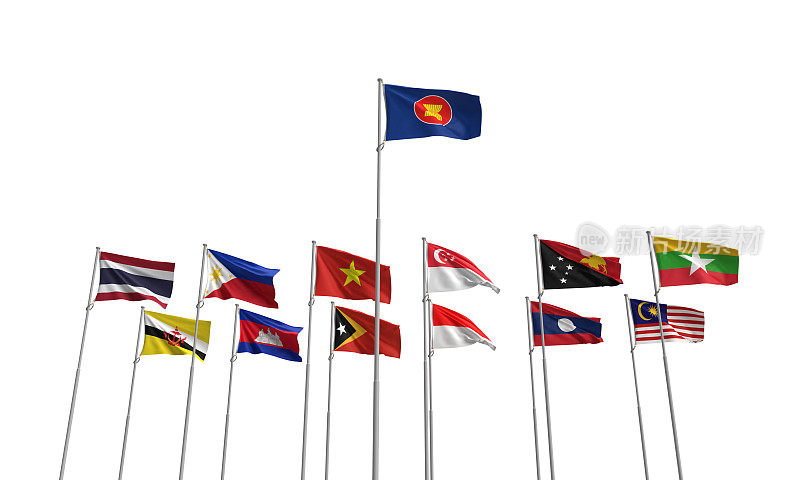 东盟东盟经济共同体旗帜集团国家国际标志缅甸印度尼西亚马来西亚文莱共同体老挝暹罗大地柬埔寨新加坡菲律宾越南政府经济成员企业东南