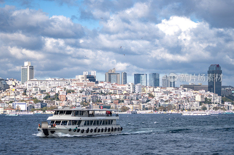 美丽的城市是İstanbul，土耳其