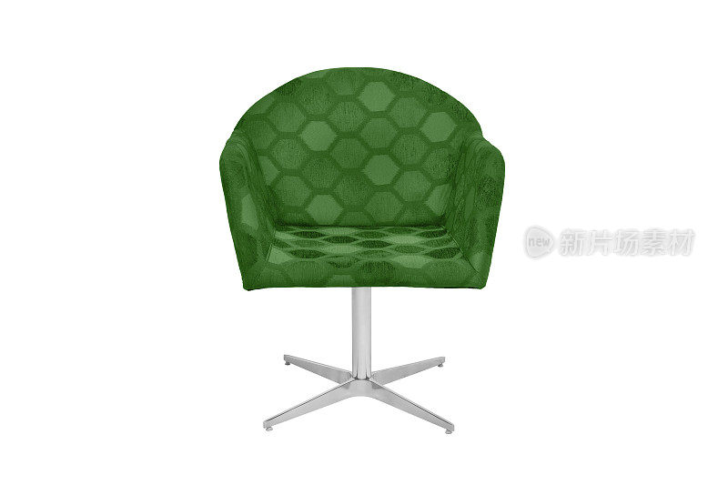 扶手椅现代设计师椅子上的白色背景纹理椅子
