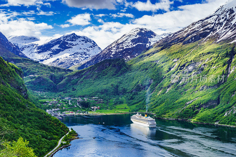 Geiranger峡湾，挪威