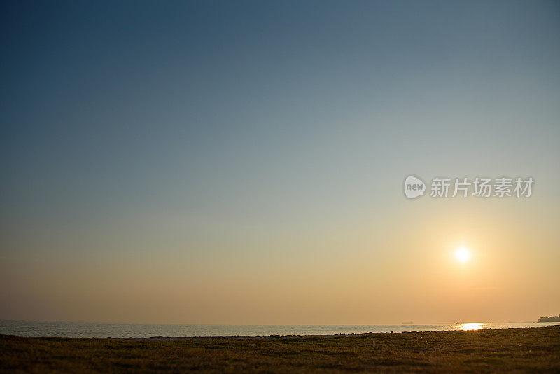 海滩日落