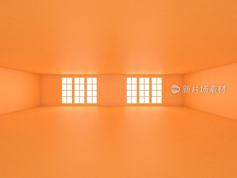 白色空旷明亮的房间