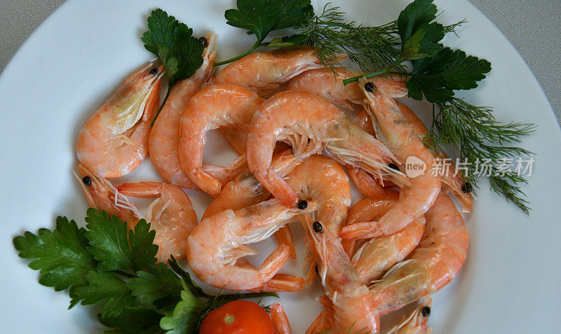 虾(拉丁语。Caridea)作为美食-美味
