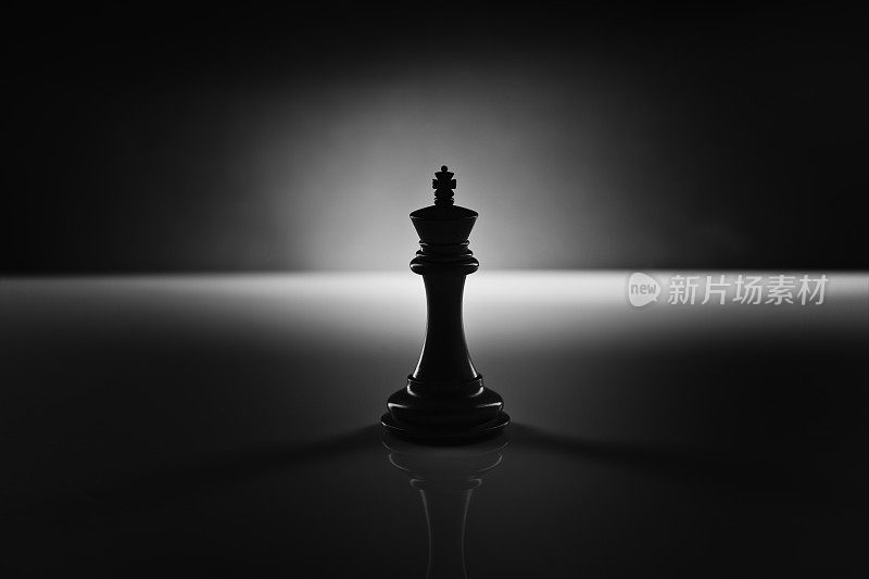 黑暗中孤独的黑棋王