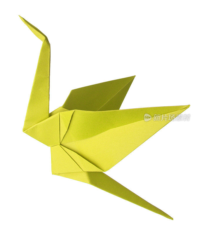 黄色的纸鹤