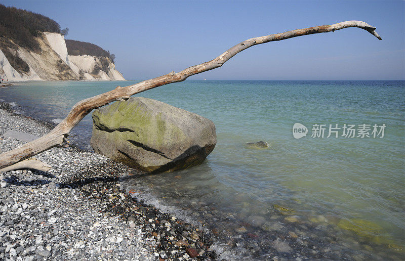 波罗的海海岸线白垩岩