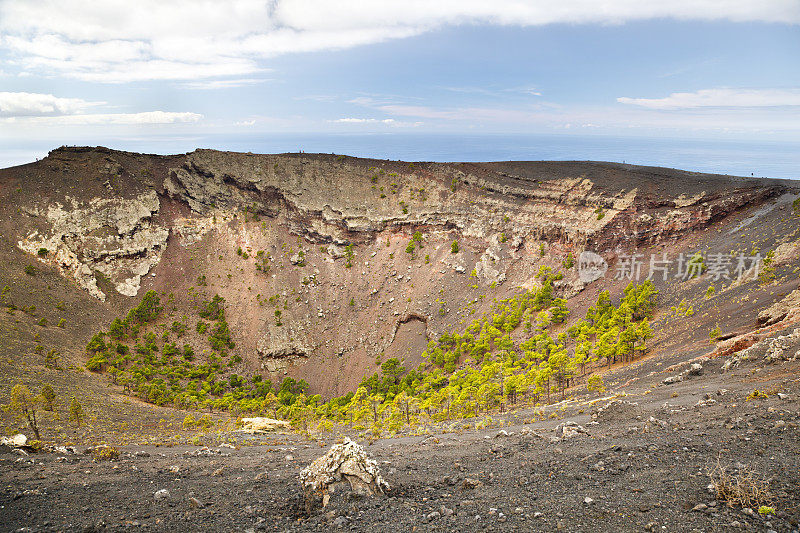 拉帕尔马火山口景观