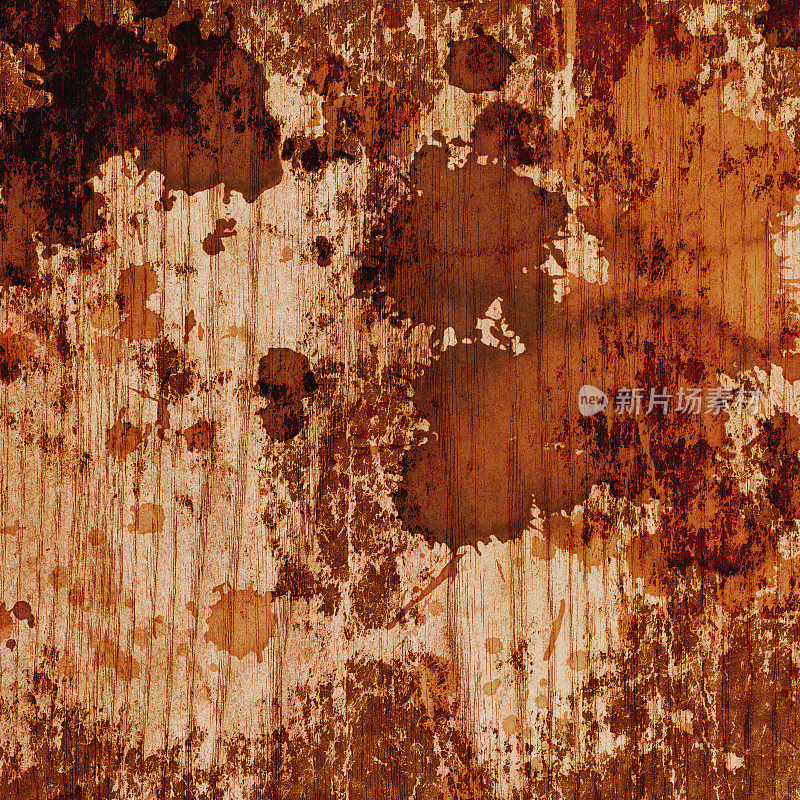 高分辨率天然松木单板深褐色染色垃圾纹理