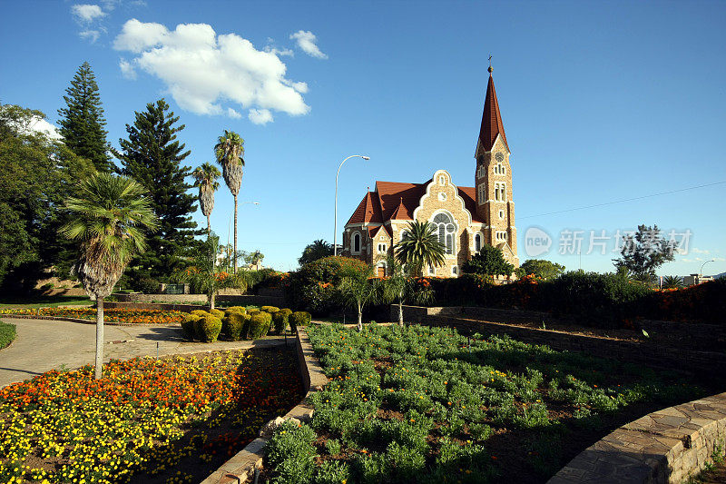 纳米比亚温得和克的基督教堂