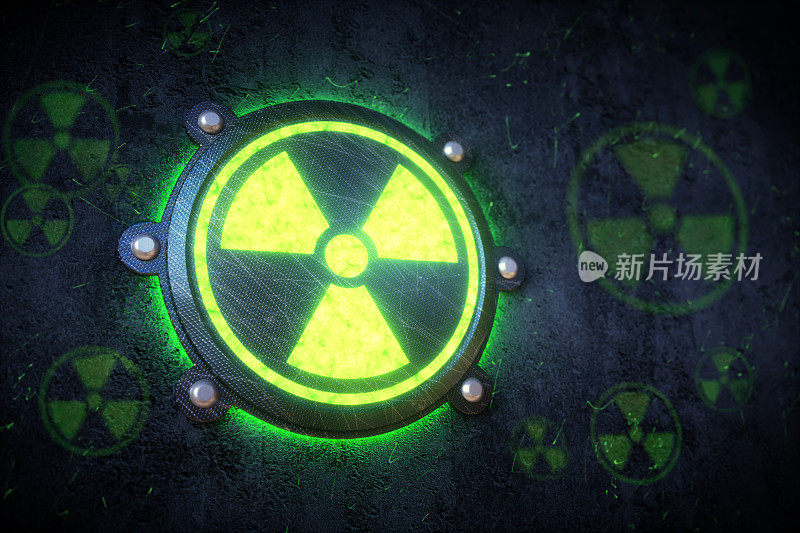 辐射警告绿灯