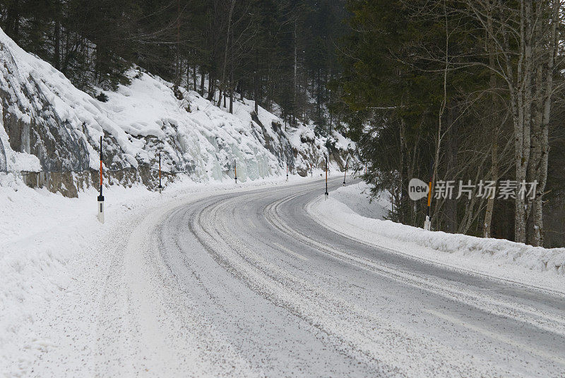 冬天的街道