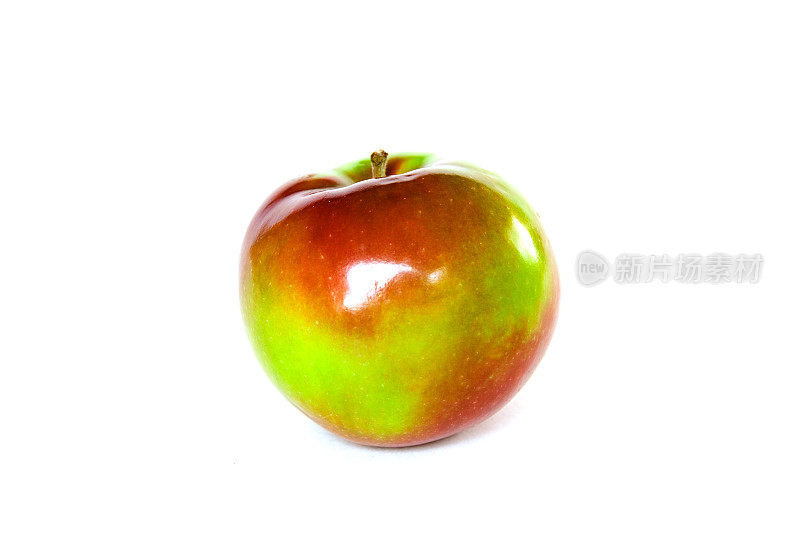 麦金塔苹果孤立在白色