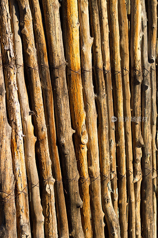 阳光木制“土狼”围栏，美国西南部