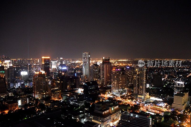 曼谷夜景，泰国
