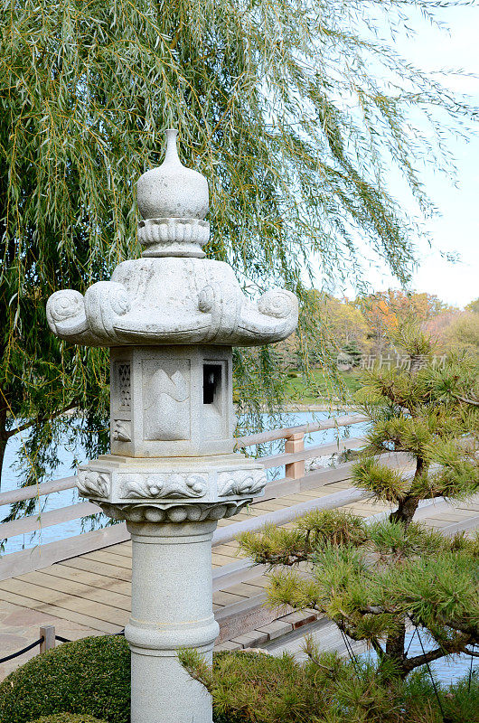 芝加哥植物园的日本花园