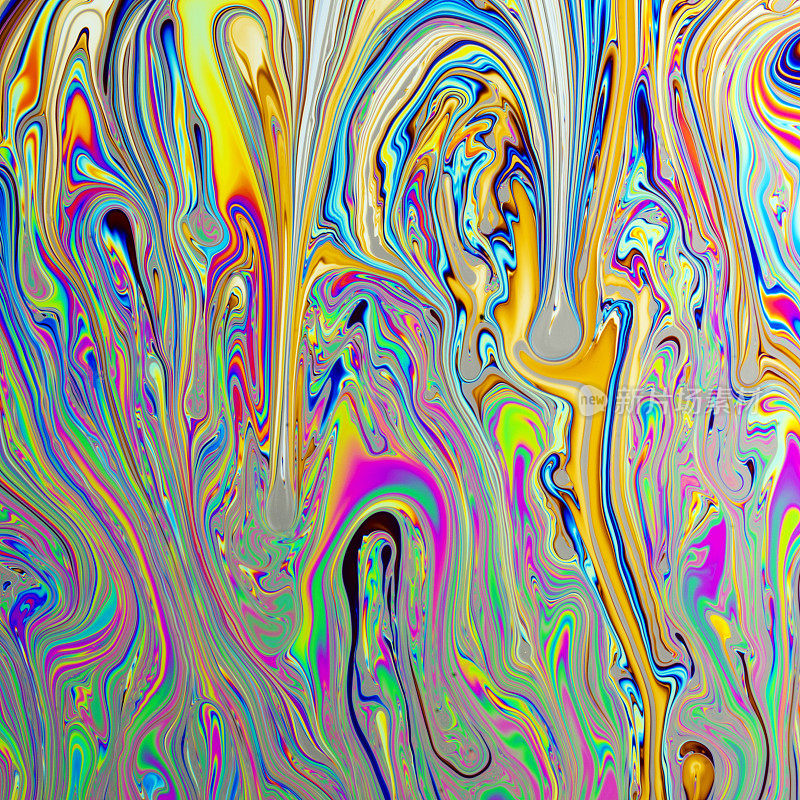 肥皂泡抽象背景