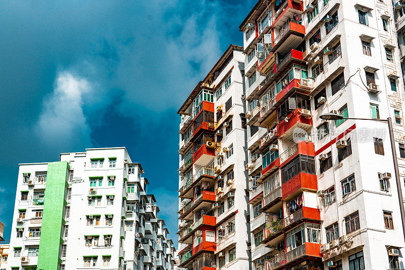 香港观塘旧公共住宅大厦