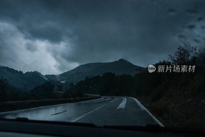 巴利阿里群岛马略卡岛的恶劣天气