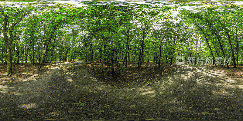 夏末午后的公园(360度HDRi全景)
