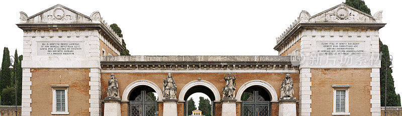 Verano公墓的正门