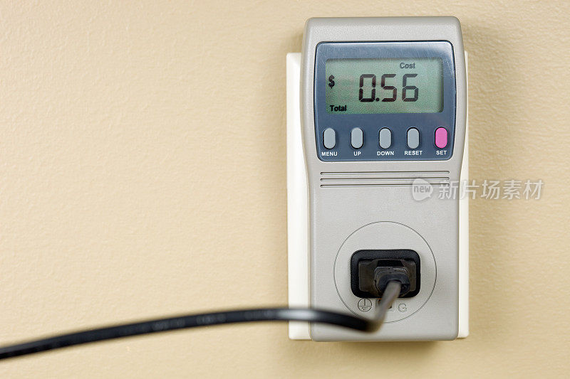 插入插座和电器的家用千瓦时监视器