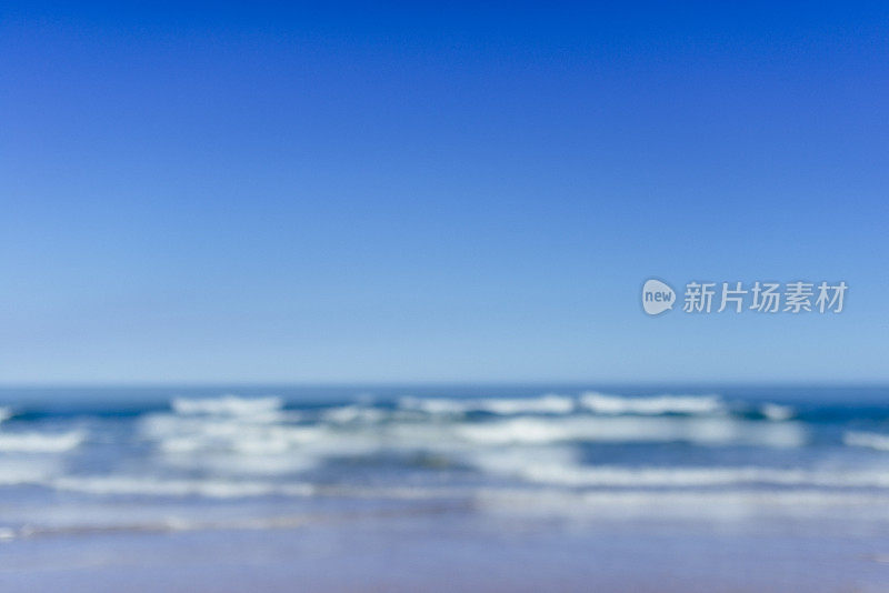 模糊的海景