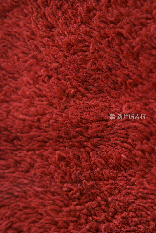 厚厚的红色粗绒地毯背景